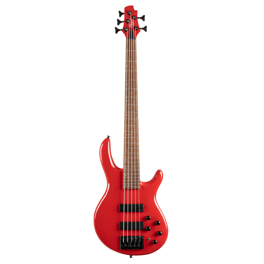 Cort C5 DELUXE CRD Bas Gitar 5 Telli Şeker Kırmızısı