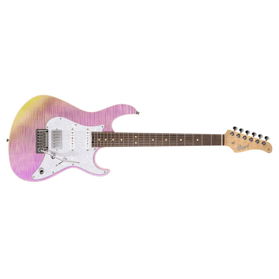 Cort G280 SELECT TCP Transparan Mor Elektro Gitar