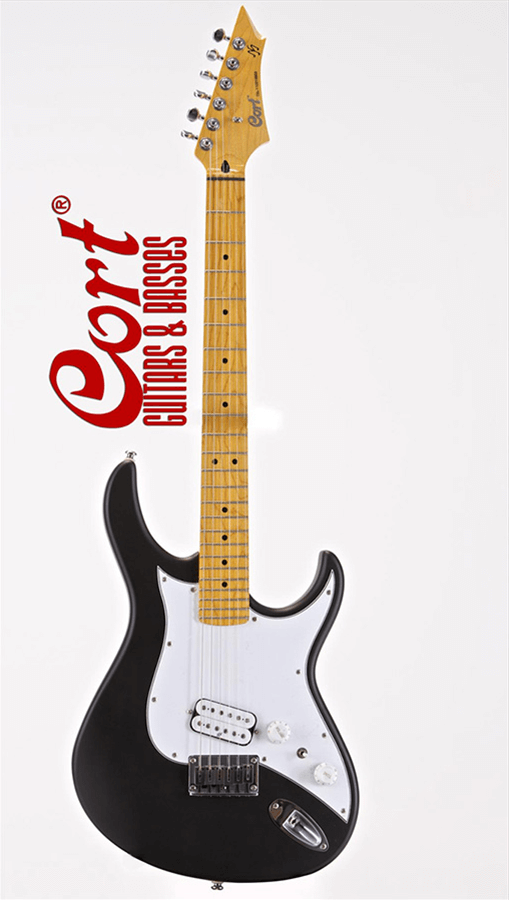 Cort GARAGE1 BKS Elektro Gitar Siyah Satin 
