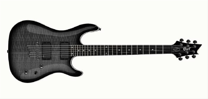Cort KX5DXTCG Trans Desenli Gri Elektro Gitar