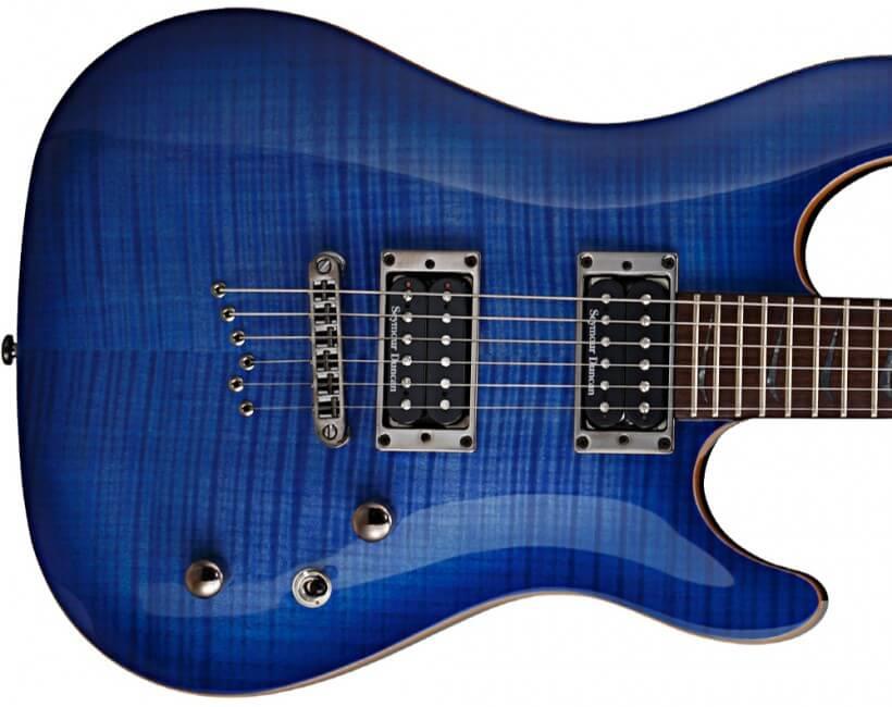 Cort KXCUSTOMBB Mavi Burst Elektro Gitar 