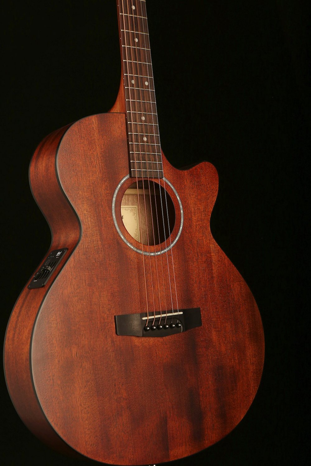 Cort SFX-MEM OP Elektro Akustik Gitar Open Pore Cutaway Ince Kasa
