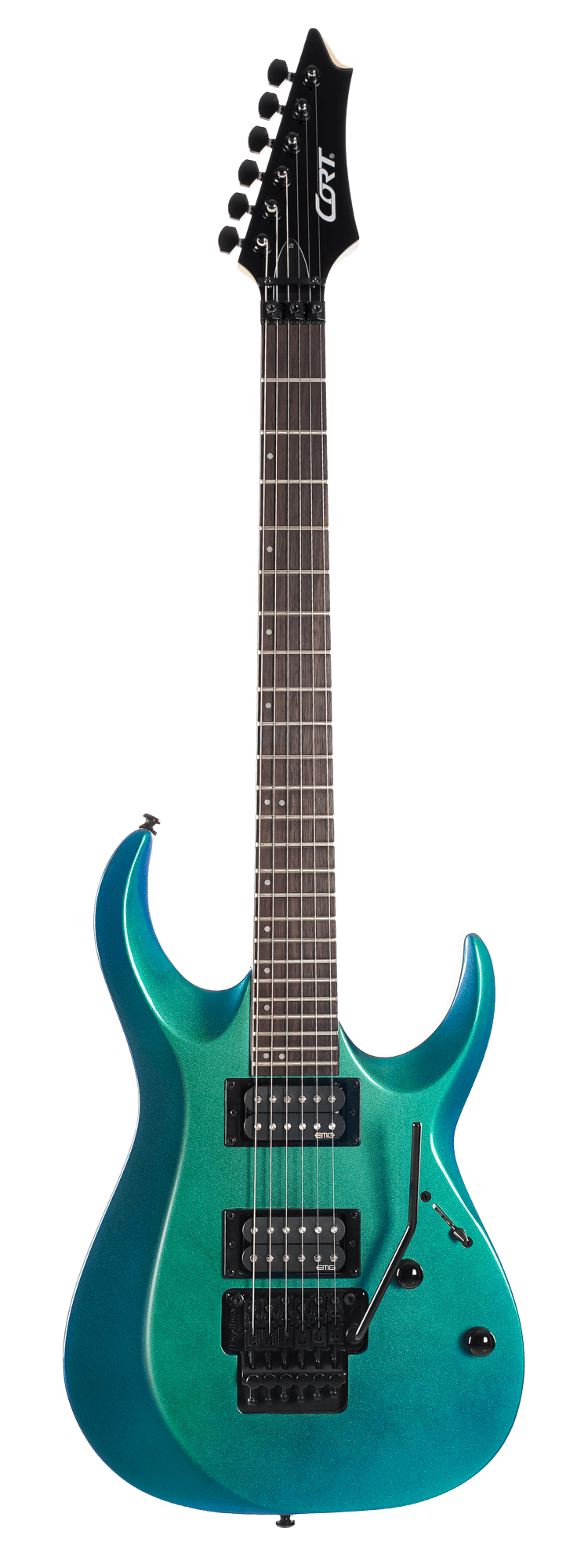 Cort X300 FBL Elektro Gitar Flip Blue