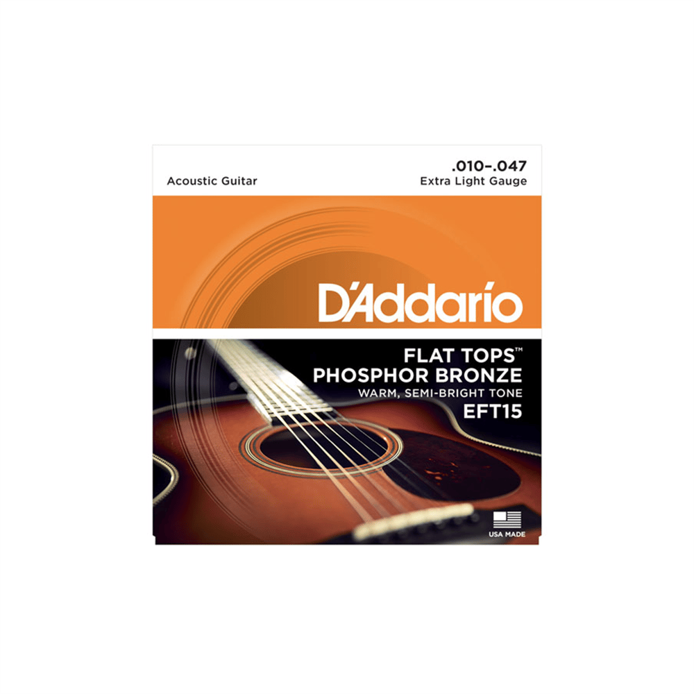 Daddarıo EFT15 AKUSTİK GİTAR TEL SETİ