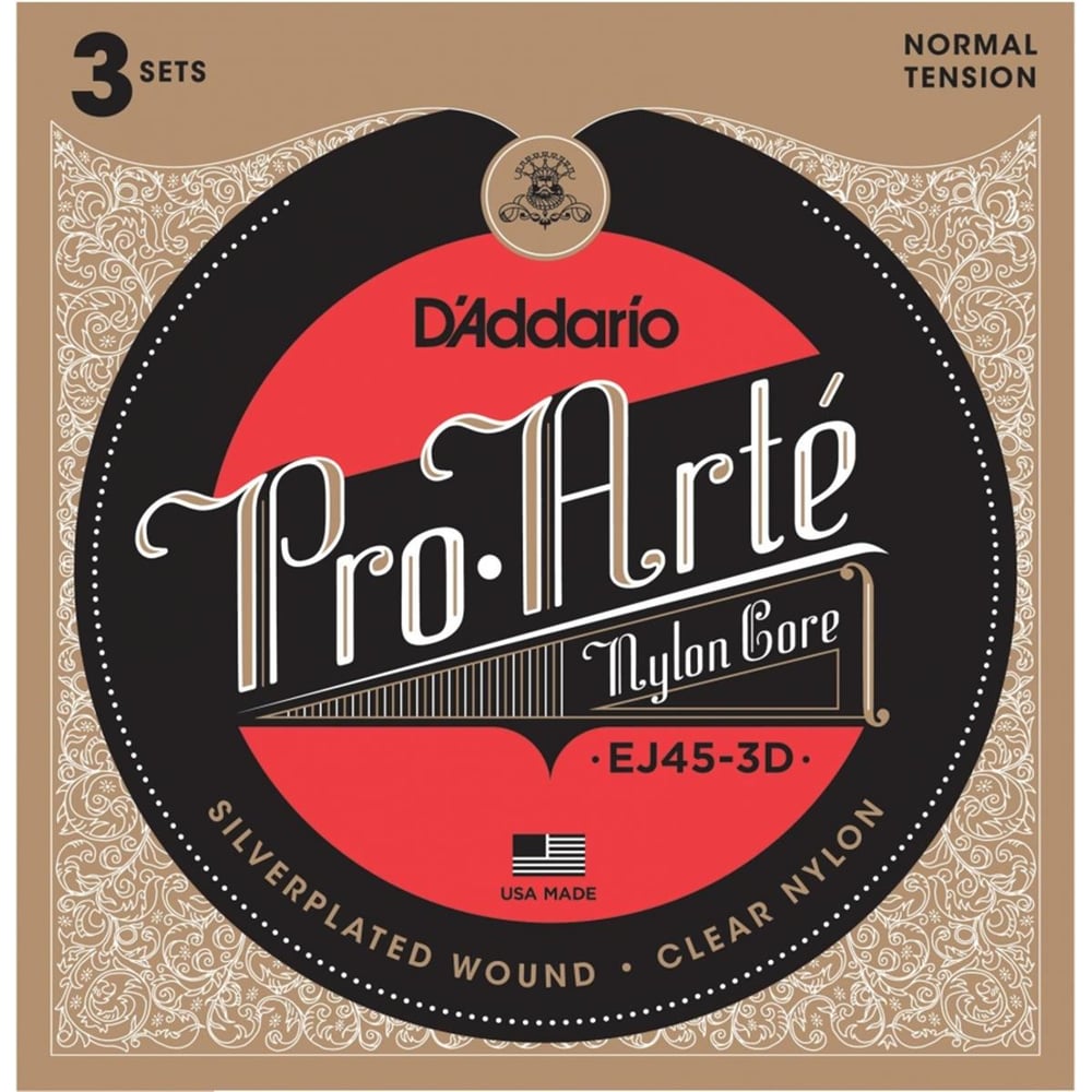 Daddario EJ45-3D Klasik Gitar Teli 4/4