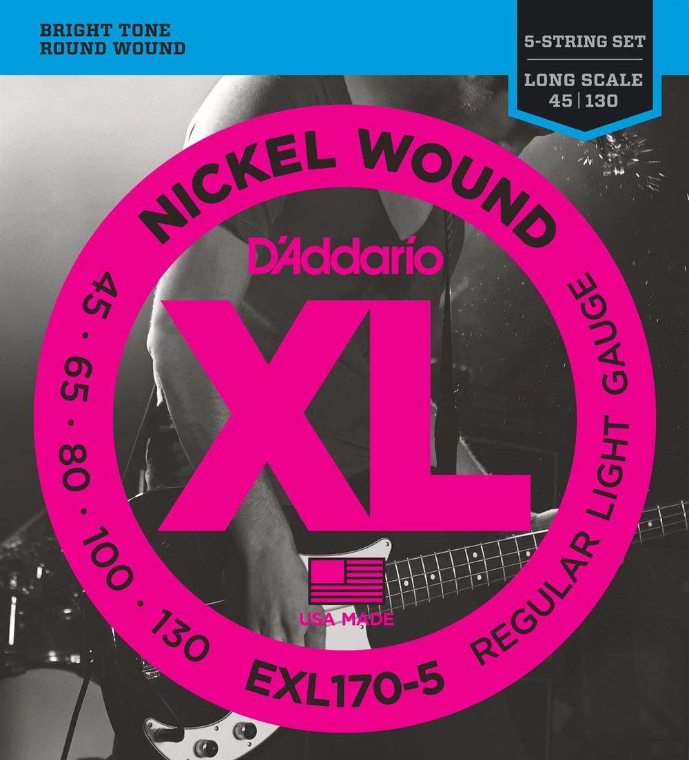 Daddarıo EXL170-5 Bas Gitar Teli (45-130)
