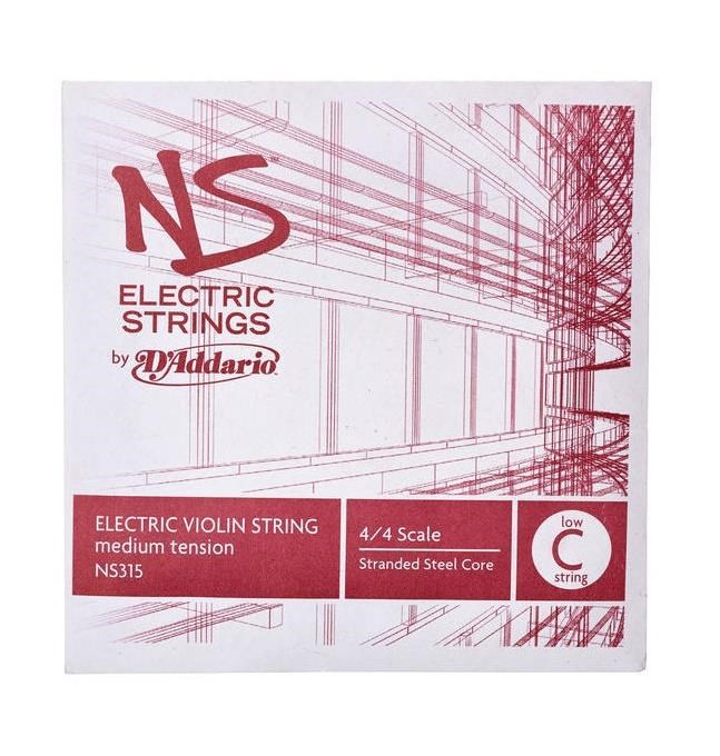 Daddario NS315 Elektro Viyola Tek Tel 5.tel C-(do)