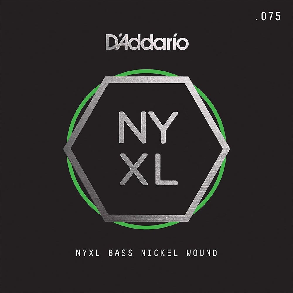 Daddario NYXLB075 Bass Tek Tel Nyxl Serisi Nikel Sarim 0.075