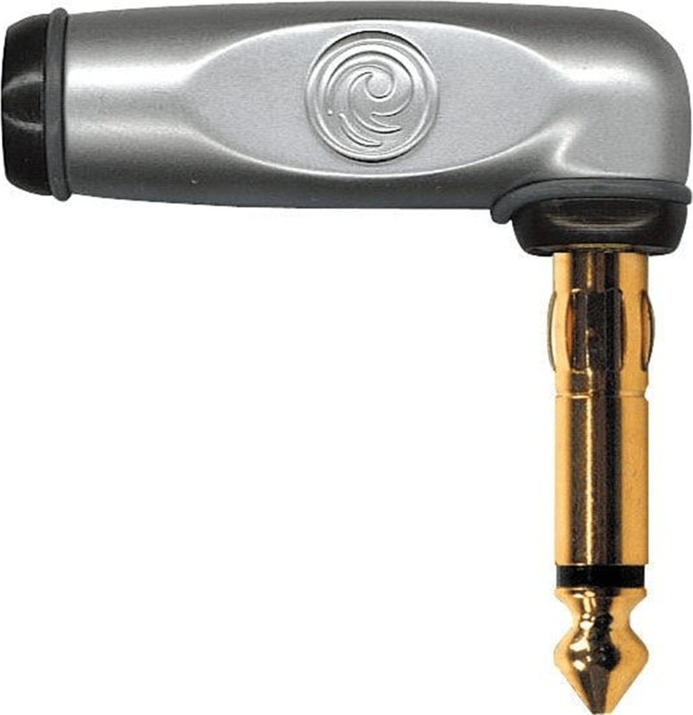 D'Addario PW-GRAP-1 Açılı Lehimsiz Jak (Gold)