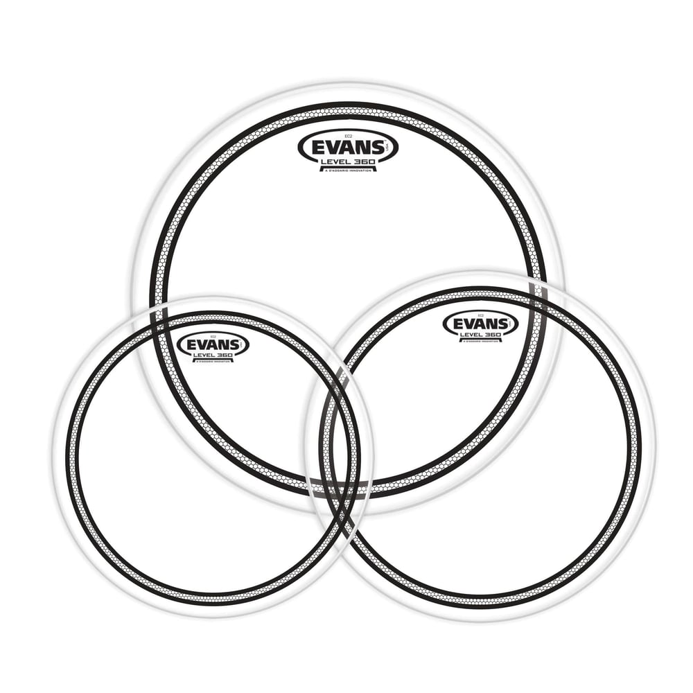 Evans ETP-EC2SCLR-S 12+13+16 EC2S Tom Clear  Standart Deri Seti  