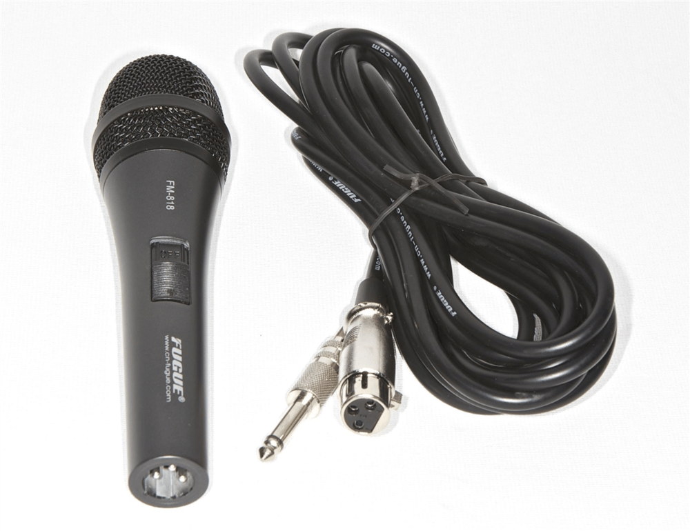 Fugue FM-818 600 Ohm Tek Yönlü Kablolu Dinamik Mikrofon