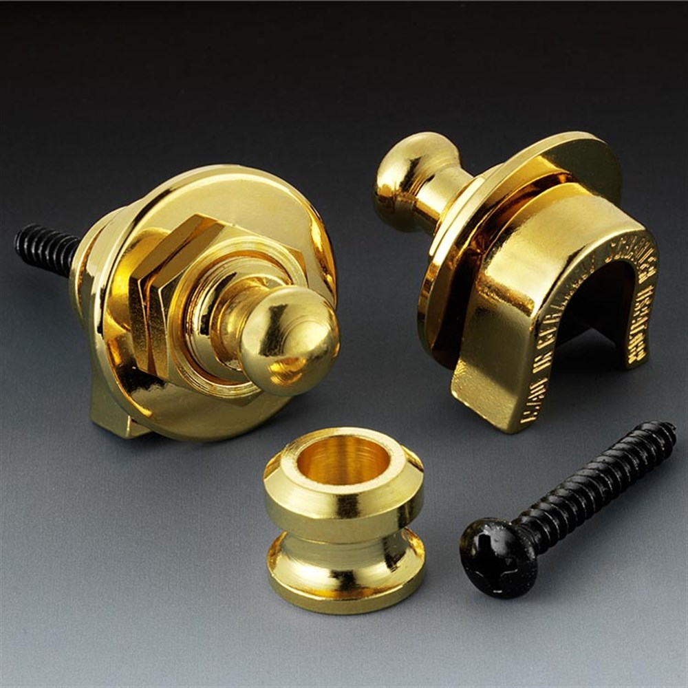 Schaller S-Locks M 14010501 Gold Gitar Askı Kilidi Seti