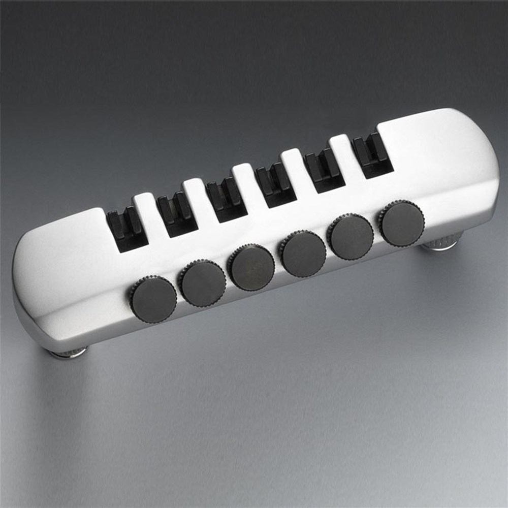 Schaller Fine-Tuning Tailpiece 12070300 SatinChrome Elektro Gitar İnce Ayarlı Kuyruk Parçası