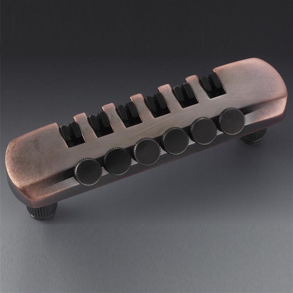 Schaller Fine-Tuning Tailpiece 12070800 Vintage Copper Elektro Gitar İnce Ayarlı Kuyruk Parçası