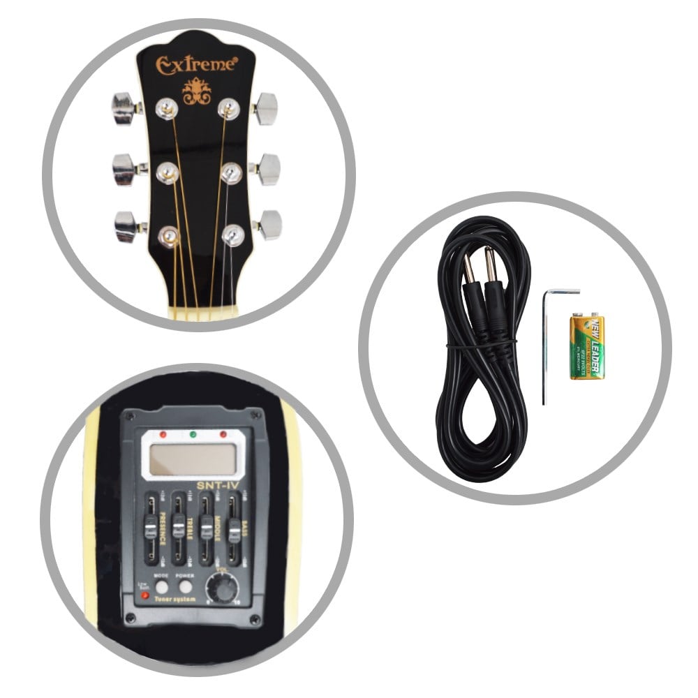 Extreme XAC45EQ4BK Akustik Gitar Sahne