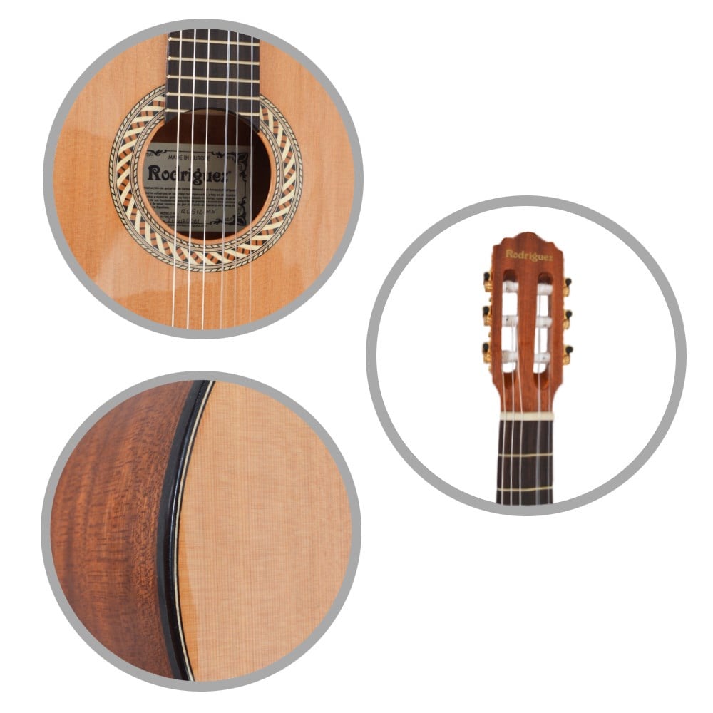Rodriguez RC534MN Klasik Gitar 3/4 Gül