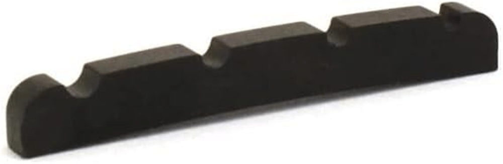 Graphtech PT-1215-00 Black TUSQ XL Üst Eşik (Jazz Bass, 4 Telli, Düz Taban)
