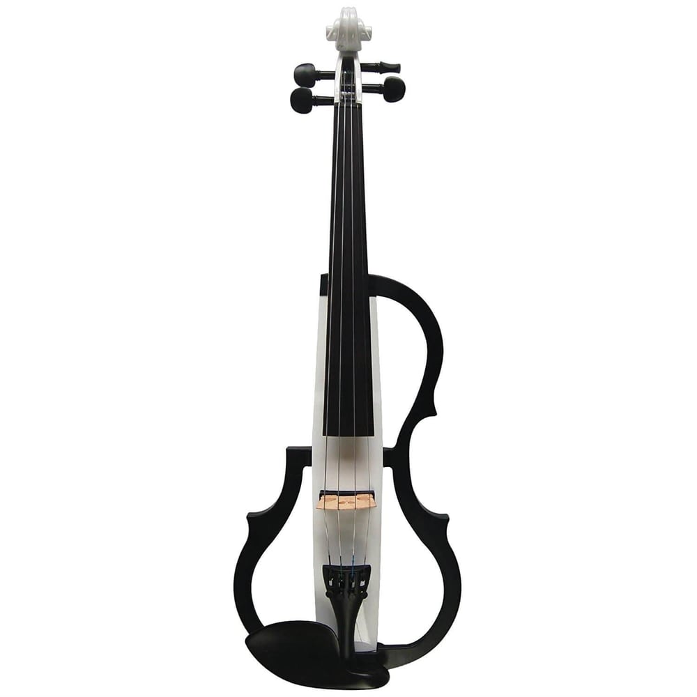 Kinglos KNG SDDS-1802 Elektro Keman 4/4 Kutulu Beyaz
