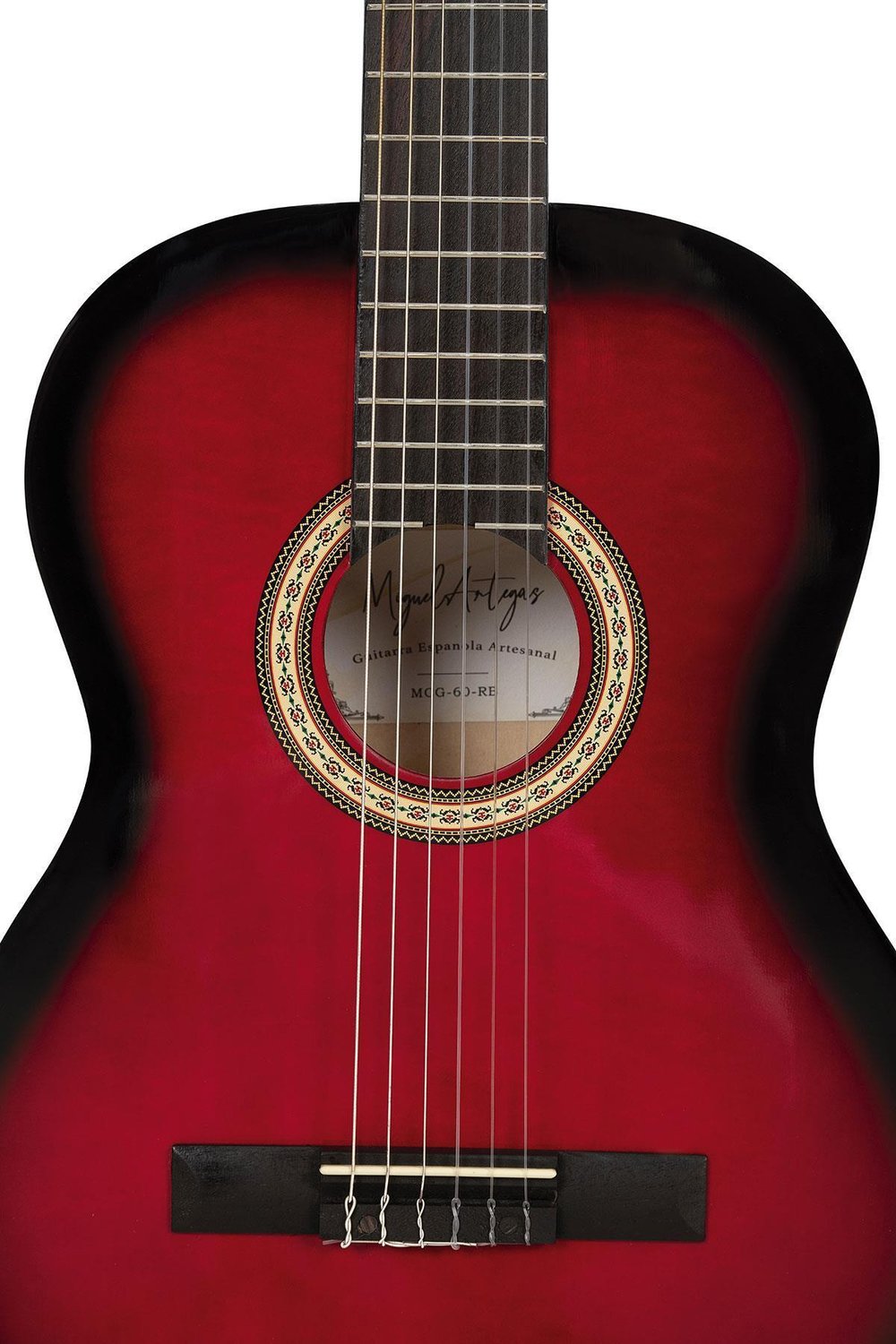 Miguel Artegas MCG60RB Klasik Gitar Kırmızı