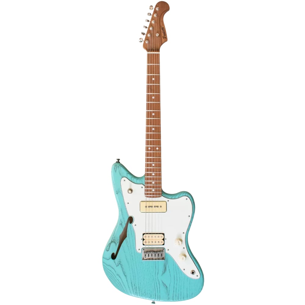 Paoletti 112 Lounge HP90 Sixties Elektro Gitar 115 Surfgreen (Hardcase Dahil)