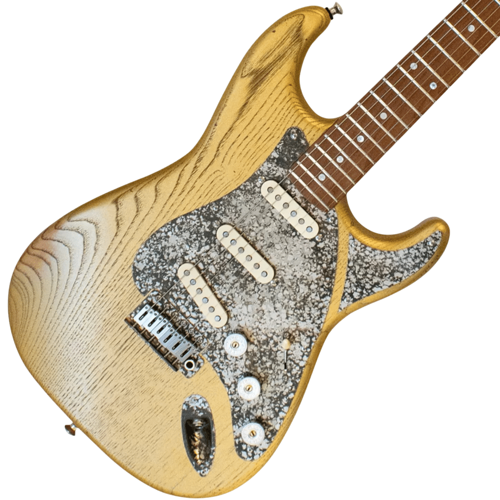 Paoletti Alfa Loft SSS Elektro Gitar 135 TrueGold Nickel (Hardcase Dahil)
