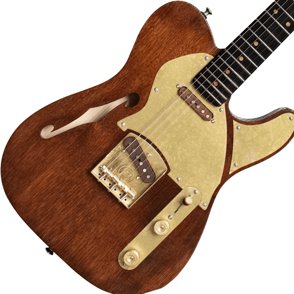Paoletti Nancy Lounge SS Elektro Gitar 000 Natural (Hardcase Dahil)