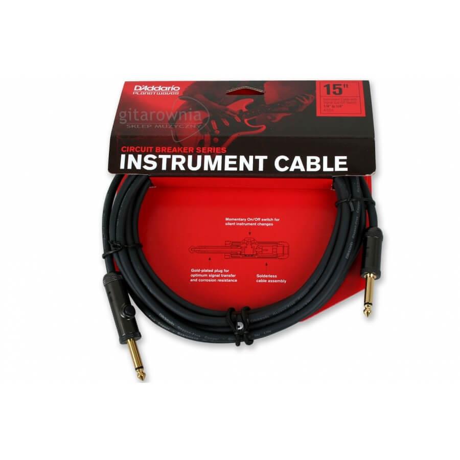 Planet Waves PWAG15  Devre Kesicili Enstrüman Kablosu 4,57 Metre 
