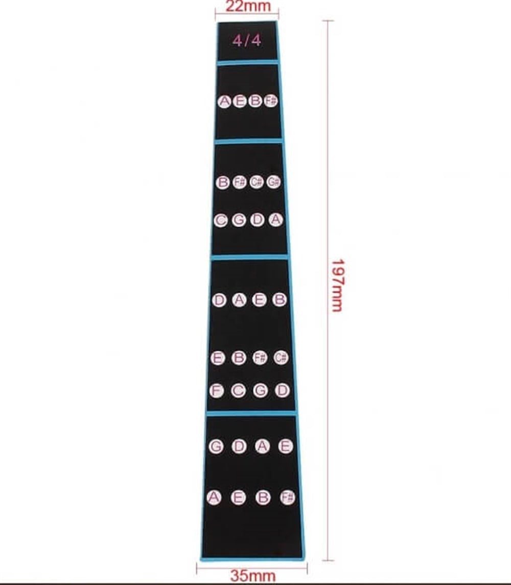 RHN 4/4 KEMAN KLAVYE STİCKER