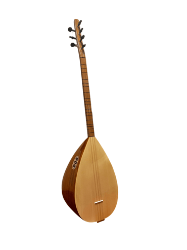 RHN N1 Serisi Kısa Sap Parlak Bağlama Başlangıç Seti (Bağlama + Nota Sehpası + Kılıf + Tezene + Yedek Tel + Kablo)