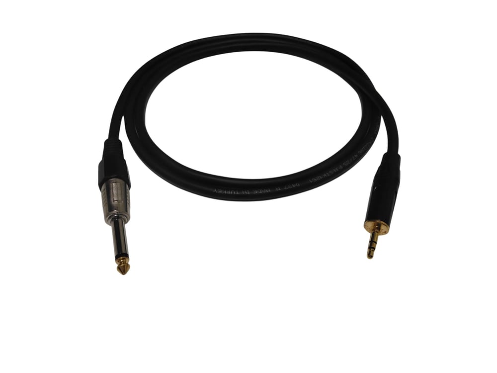 RHN R-35SCM15 3,5 mm Stereo – 6,3 mm Canon Mono Jak 1,5 Metre AUX Ses Kablosu