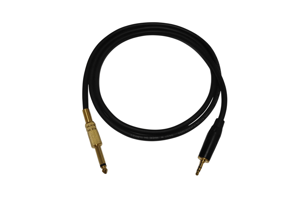 RHN R-35SGM15 3,5 mm Canon Stereo – 6,3 mm Gold Mono Jak 1,5 Metre AUX Ses Kablosu