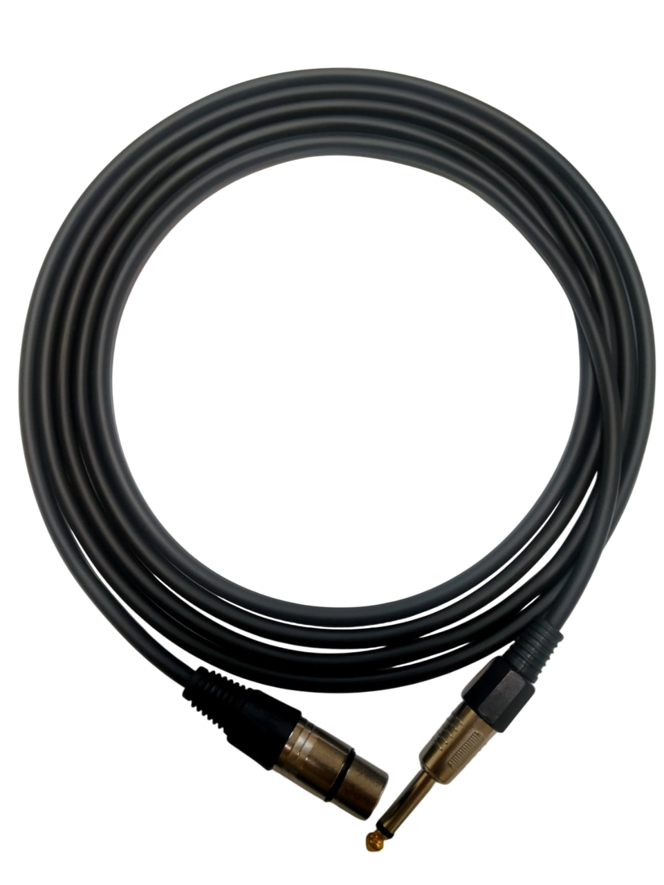 RHN R-CJXLRD10 6,3 mm Canon Mono Jak–XLR Dişi 10 Metre Enstrüman Kablosu