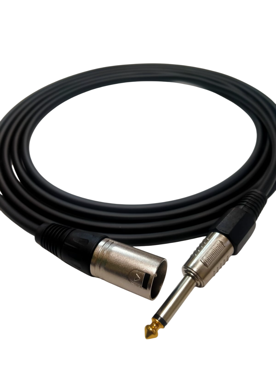 RHN R-CJXLRE10 6,3 mm Canon Mono Jak–XLR Erkek 10 Metre Enstrüman Kablosu