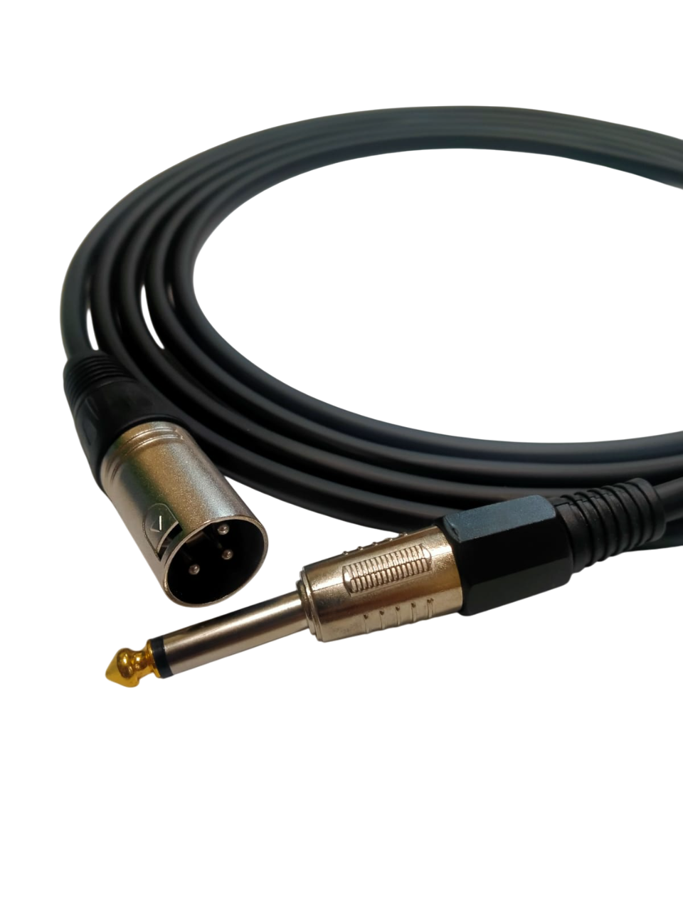 RHN R-CJXLRE3 6,3 mm Canon Mono Jak–XLR Erkek 3 Metre Enstrüman Kablosu