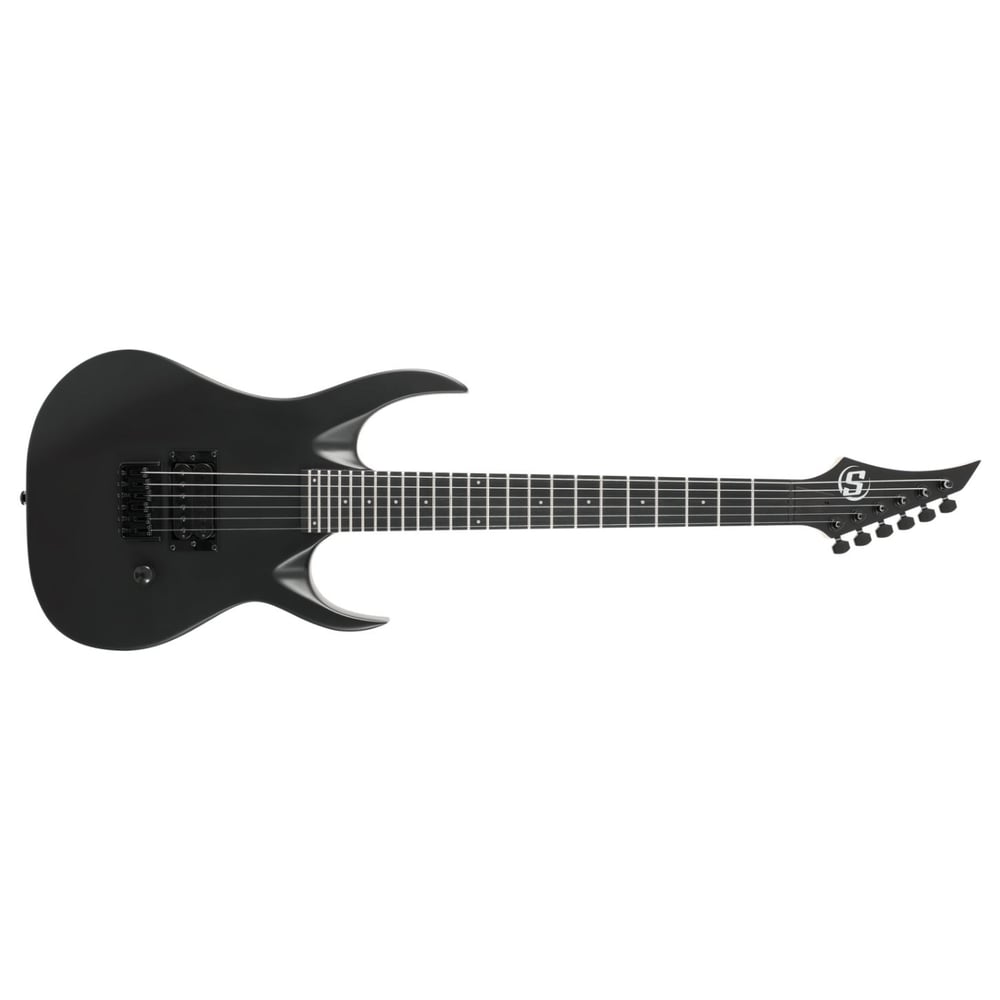 S by Solar AB4.61MC Elektro Gitar 3/4 Carbon Black Matte