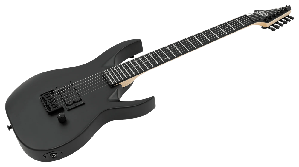 S by Solar AB461MC Elektro Gitar Carbon Black Matte 3/4