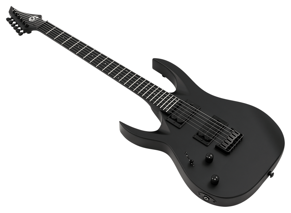 S by Solar AB46C-LH Elektro Gitar Carbon Black Matte Solak
