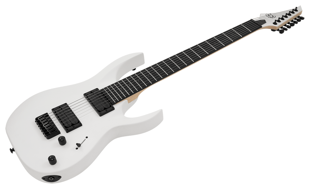 S by Solar AB47W Elektro Gitar White Matte 7 Telli
