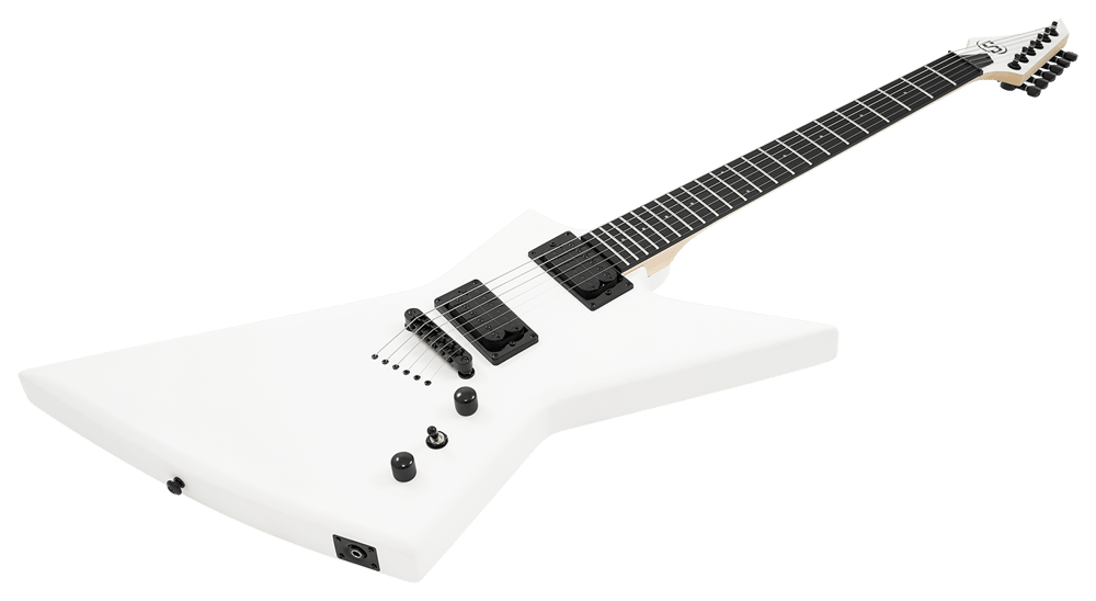 S by Solar EB46W Elektro Gitar White Matte