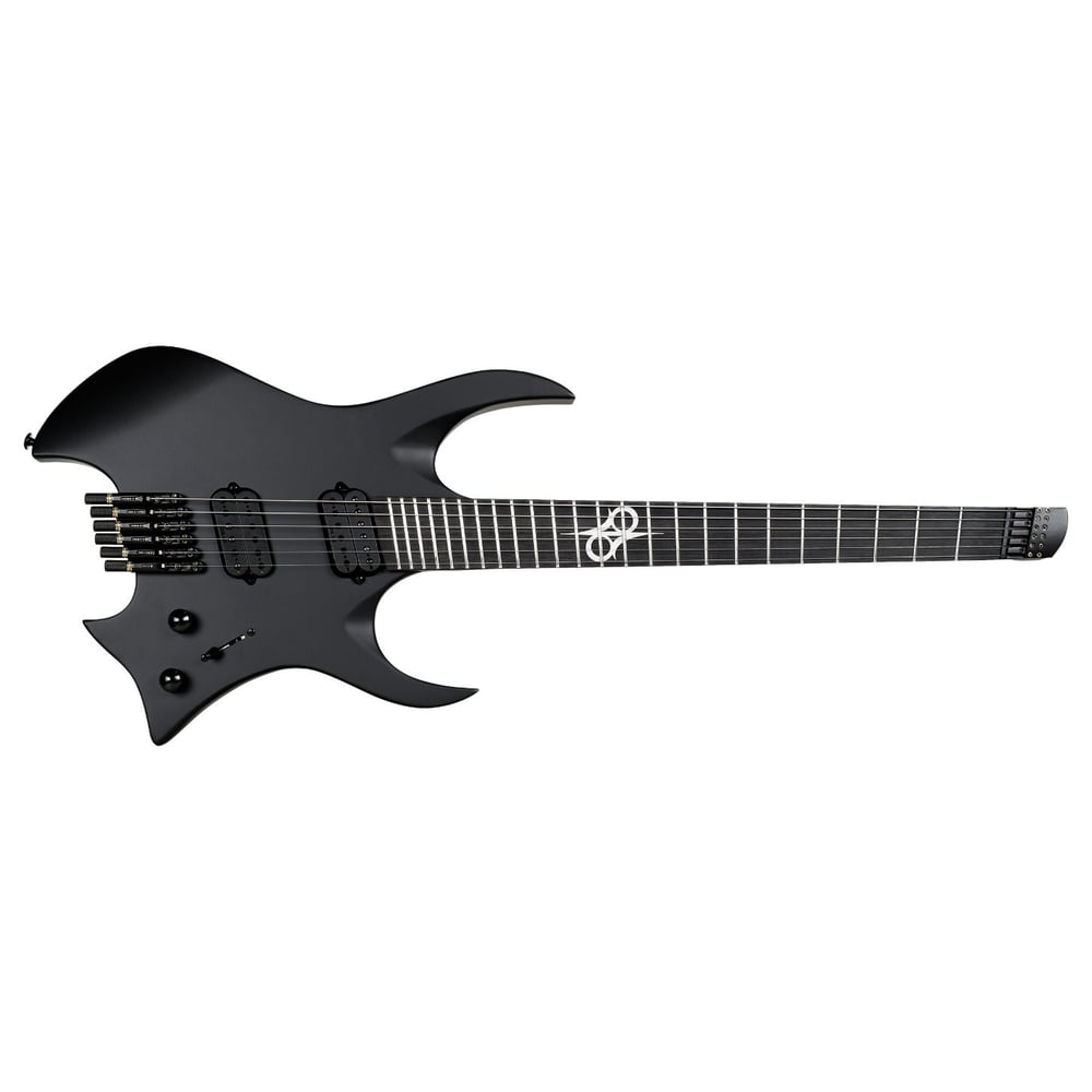 Solar H2.6C Headless Elektro Gitar Carbon Black (Gigbag Dahil)