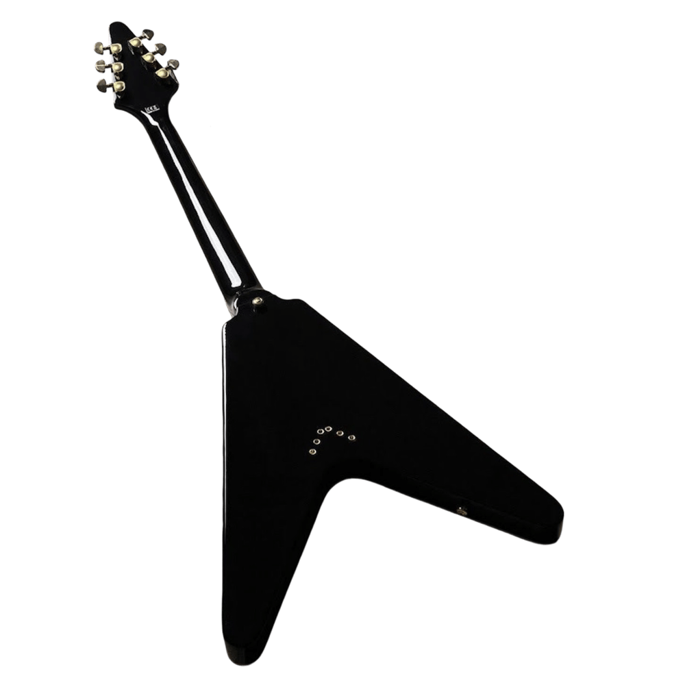 Soloking FV Custom Elektro Gitar Black Beauty Gold JESCAR (Gigbag Dahil)
