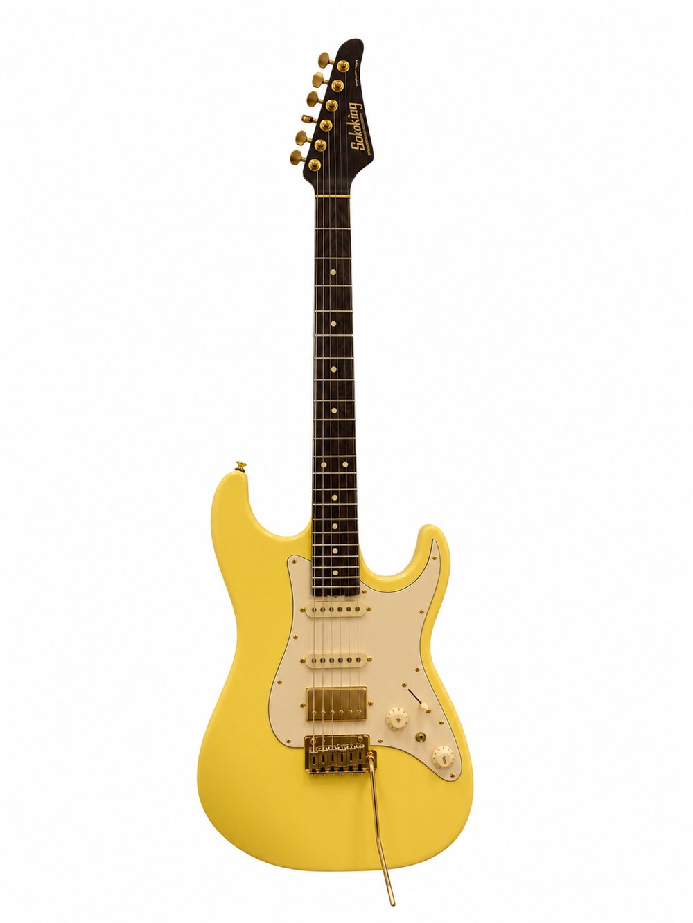Soloking MS-1 Classic Elektro Gitar Vintage White Wenge Neck (Gigbag Dahil)