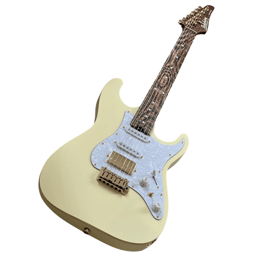 Soloking MS-1 Classic Elektro Gitar Vintage White Wenge Neck (Gigbag Dahil)