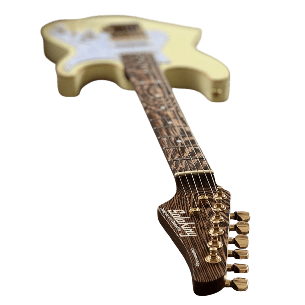 Soloking MS-1 Classic Elektro Gitar Vintage White Wenge Neck (Gigbag Dahil)