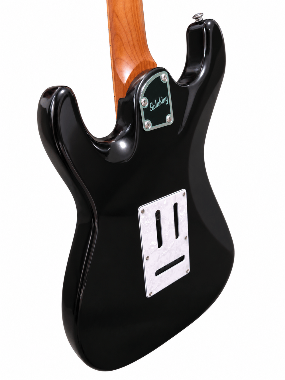 Soloking MS-1 Classic Metallic Black Elektro Gitar (Gigbag Dahil)