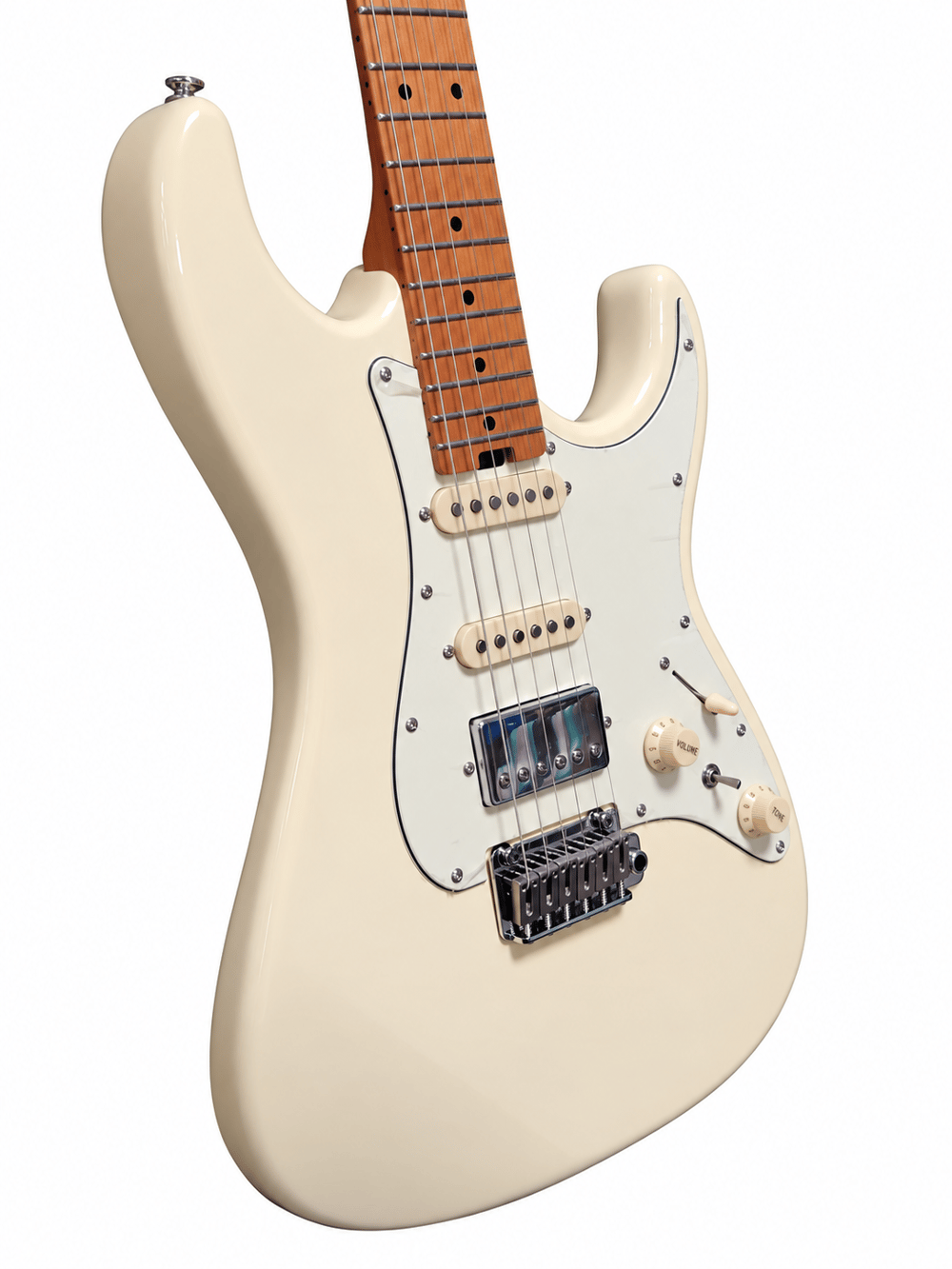Soloking MS-1 Classic Vintage White Elektro Gitar (Gigbag Dahil)