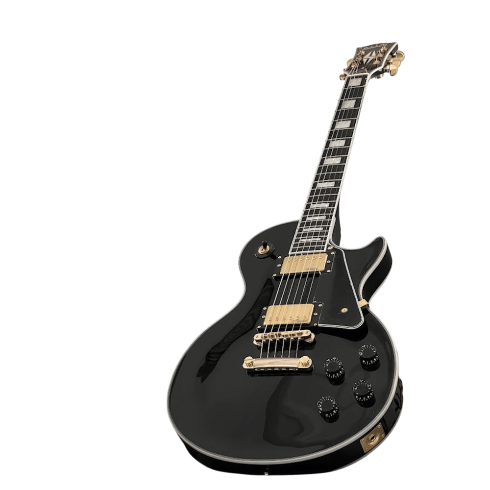 Soloking SLC60 Black Beauty Gold Elektro Gitar (Gigbag Dahil)