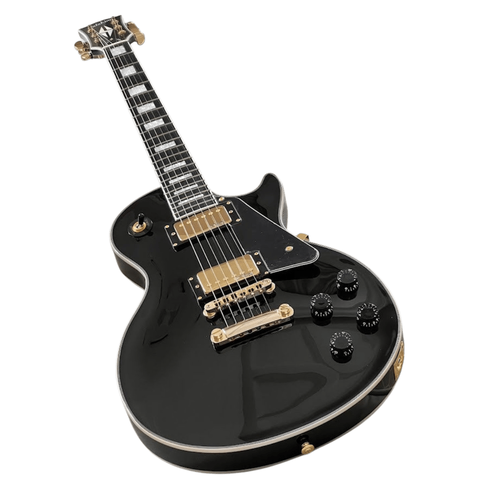 Soloking SLC60 Black Beauty Gold Elektro Gitar (Gigbag Dahil)