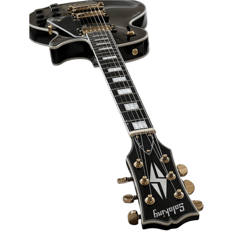 Soloking SLC60 Black Beauty Gold Elektro Gitar (Gigbag Dahil)