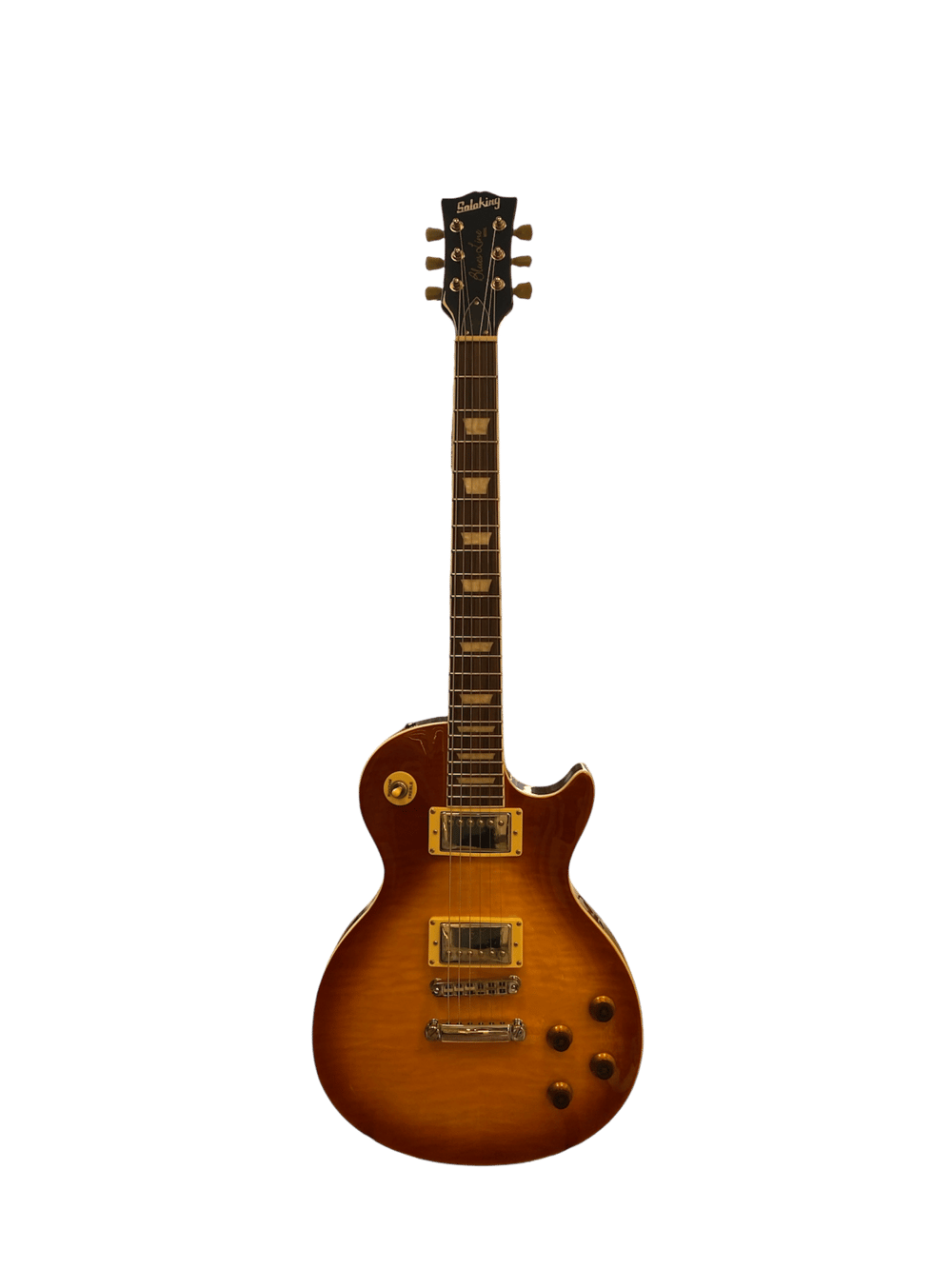 Soloking SLS60FM Deluxe Elektro Gitar Honeyburst (Gigbag Dahil)